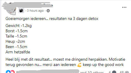 Detox Testimonial Detox Testimonial
